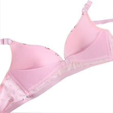 Mommy Nursing Bras Wirelesaternity Breastfeeding Pregnant Thin Padded Bra Underwear J4U66