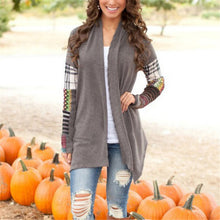 Women New Long Sleeve Knitwear Casual Outwear Jacket Coat Sweater Cardigan Gray J4U66
