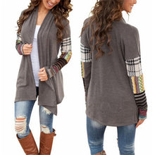 Women New Long Sleeve Knitwear Casual Outwear Jacket Coat Sweater Cardigan Gray J4U66
