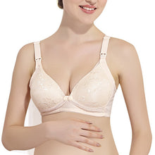 Nursing Feeding Pregnant Maternity Bra Breastfeeding Front Two Button Bras 16PY J4U66
