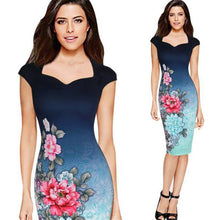 Women Office Dress Plus Size Women Elegant OL Pencil Dress Casual Bandage Bodycon Party Dresses Vestidos Femininos  J4U66