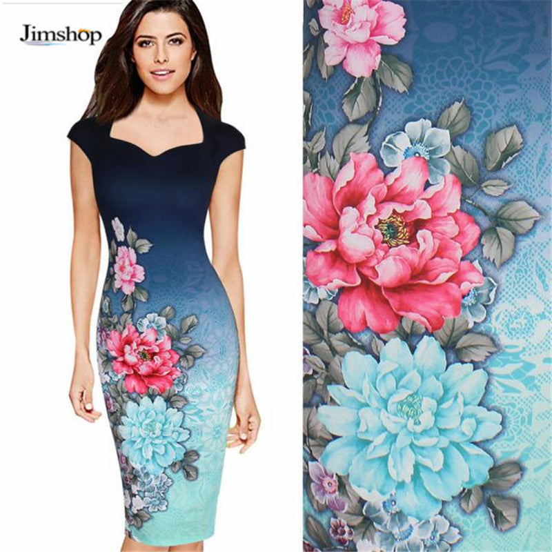 Women Office Dress Plus Size Women Elegant OL Pencil Dress Casual Bandage Bodycon Party Dresses Vestidos Femininos  J4U66
