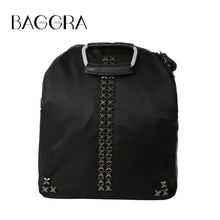 women oxford rivet backpack black large capacity korean school backpacks student schoolbag laptop bag mochilas feminina J4U66