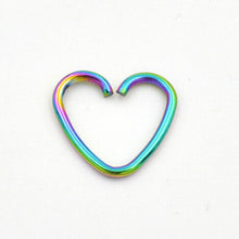 Women Punk Ear Cuff Wrap Heart Clip On Earring 5 pc Non Piercing Women Jewelry J4U66