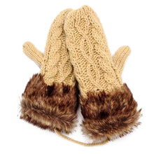 Ragwool Rag Wool Gloves Hang Neck Mittens Knitted Warm Fur Glove 11 Colors P6Y J4U66