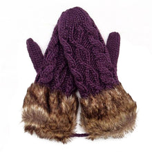Ragwool Rag Wool Gloves Hang Neck Mittens Knitted Warm Fur Glove 11 Colors P6Y J4U66