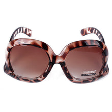 Women Retro Fashion Oversized Sunglasses Square Leg Bent Back Frame Sun Glasses Lunette De Soleil J4U66