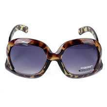 Women Retro Fashion Oversized Sunglasses Square Leg Bent Back Frame Sun Glasses Lunette De Soleil J4U66