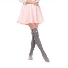 Ribbon Bow Boot Stocking Thigh-High Over Knee Thigh High Long Stockings PY3 J4U66