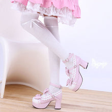 Ribbon Bow Boot Stocking Thigh-High Over Knee Thigh High Long Stockings PY3 J4U66