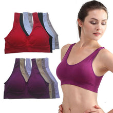 Women Sexy Bra Vest Padded Crop Tank Tops Underwear 7 Colors No Wire-rim Bras J4U66