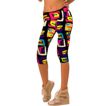 Sexy High Waist Fitness Legging Pants Printed Stretch Cropped Leggings 8 Colors 1PY J4U66