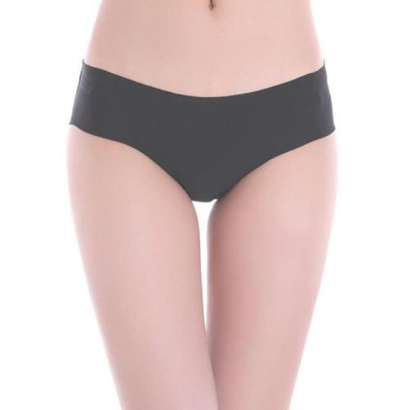 Sexy Solid Invisible Seamless Soft Thongs Lingerie Briefs Hipster Underwear Panties J4U66