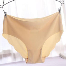 women sexy solid invisible seamless soft thongs lingerie briefs hipster underwear panties J4U66