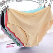women sexy solid invisible seamless soft thongs lingerie briefs hipster underwear panties J4U66