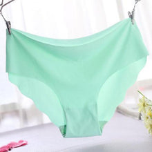 Sexy Solid Invisible Seamless Soft Thongs Lingerie Briefs Hipster Underwear Panties J4U66