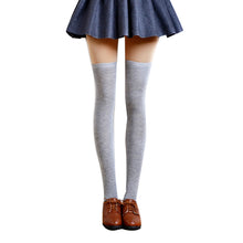 Women Sexy Thigh High Over The Knee Socks Long Cotton Stockings J4U66