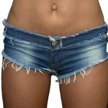 women sexy jeans denim shorts cotton lace up sexy super hole button short pants skinny super short jeans J4U66