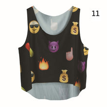Women Short Crop Top 21 Style  Sleeveless U Croptops Fitness Tank Tops Women Vest Tube Top J4U66