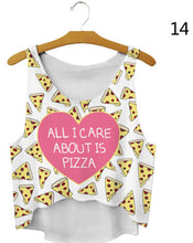 Women Short Crop Top 21 Style  Sleeveless U Croptops Fitness Tank Tops Women Vest Tube Top J4U66