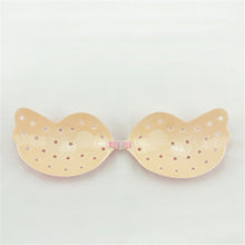 women silicone push up bra invisible breathable hole strapless backless adhesive bras for womens J4U66