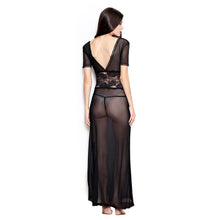 women sleepwear temptation lingerie transparent lace costume perspective robe sexy club erotique dress sexy nuisette porn outfit J4U66