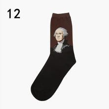 Women Socks Van ogh Mural Art Harajuku Street Graffiti Lovely Cotton Socks 19 Patterns  J4U66