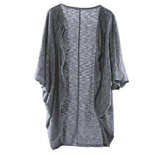 Soft Casual Oversized Bat Sleeve Sweater Coat Polyamide Cardigan Jacket P16 J4U66