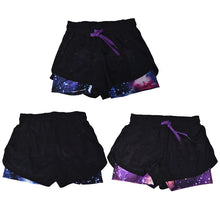 Women Style Mesh Shorts Breathable Running Fitness Shorts Patchwork Elastic Waist Feminina J4U66