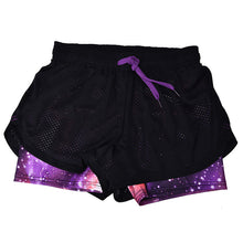 Women Style Mesh Shorts Breathable Running Fitness Shorts Patchwork Elastic Waist Feminina J4U66