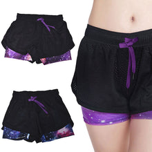 Women Style Mesh Shorts Breathable Running Fitness Shorts Patchwork Elastic Waist Feminina J4U66