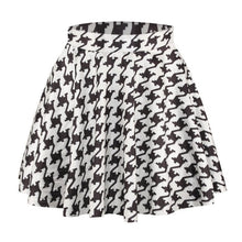 3D Printed Short Mini High Waist Skirt Flared Pleated Skirts Womens 18 Colors 1PY J4U66