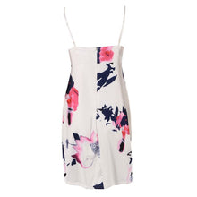 Bandage Bodycon Sleeveless Deep V Neck Dresses Floral Print Chinese Style Sexy Evening Party Dress LE3 J4U66