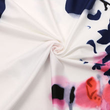 Bandage Bodycon Sleeveless Deep V Neck Dresses Floral Print Chinese Style Sexy Evening Party Dress LE3 J4U66