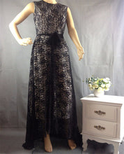 Formal Party Long Maxi Dress Lace Floral Gown Dresses White Black J4U66