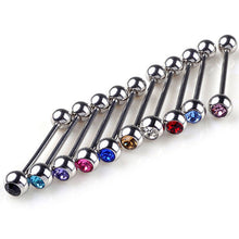 Women Surgical Stainless Steel Tongue Piercing Multi Functional Barbell Bars Rings Body Piercing Jewelry Mixed Color J4U66