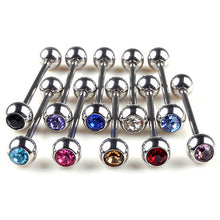 Women Surgical Stainless Steel Tongue Piercing Multi Functional Barbell Bars Rings Body Piercing Jewelry Mixed Color J4U66