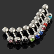Women Surgical Stainless Steel Tongue Piercing Multi Functional Barbell Bars Rings Body Piercing Jewelry Mixed Color J4U66