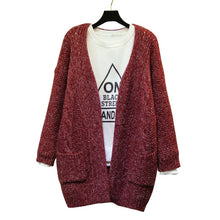 Women Sweater Jumper Coat Jacket Knitted Knitwear Outerwear Lady Warm Cardigan J4U66