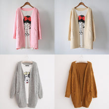 Women Sweater Jumper Coat Jacket Knitted Knitwear Outerwear Lady Warm Cardigan J4U66