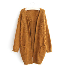 Women Sweater Jumper Coat Jacket Knitted Knitwear Outerwear Lady Warm Cardigan J4U66