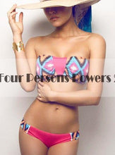 women sweet lovely beach bikini set cute lace top rose print bottom bikini holiday clothing bathing suit n255 J4U66
