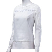 Women Tops And Blouses Ladies Chiffon Blouse Shirt Long Sleeve O- Neck Bow Tops Chemisier Femme Manche Longue J4U66
