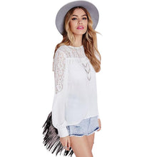 Women Tops And Blouses Ladies Chiffon Blouse Shirt Long Sleeve O- Neck Bow Tops Chemisier Femme Manche Longue J4U66