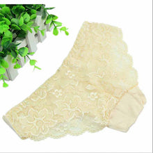 Women Underwear Bamboo Fiber Candy Color Sexy Lace Panties Lingeries See Through Underpants Briefs Girls One Size J4U66