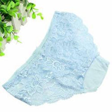 Women Underwear Bamboo Fiber Candy Color Sexy Lace Panties Lingeries See Through Underpants Briefs Girls One Size J4U66