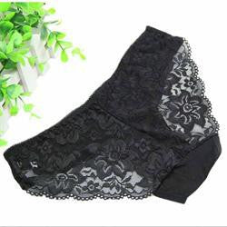 Women Underwear Bamboo Fiber Candy Color Sexy Lace Panties Lingeries See Through Underpants Briefs Girls One Size J4U66