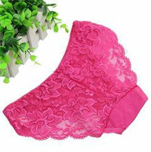 Women Underwear Bamboo Fiber Candy Color Sexy Lace Panties Lingeries See Through Underpants Briefs Girls One Size J4U66