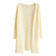 women wave stripe casual long sleeve cardigan knitted sweatercoat outwear J4U66