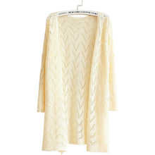 women wave stripe casual long sleeve cardigan knitted sweatercoat outwear J4U66
